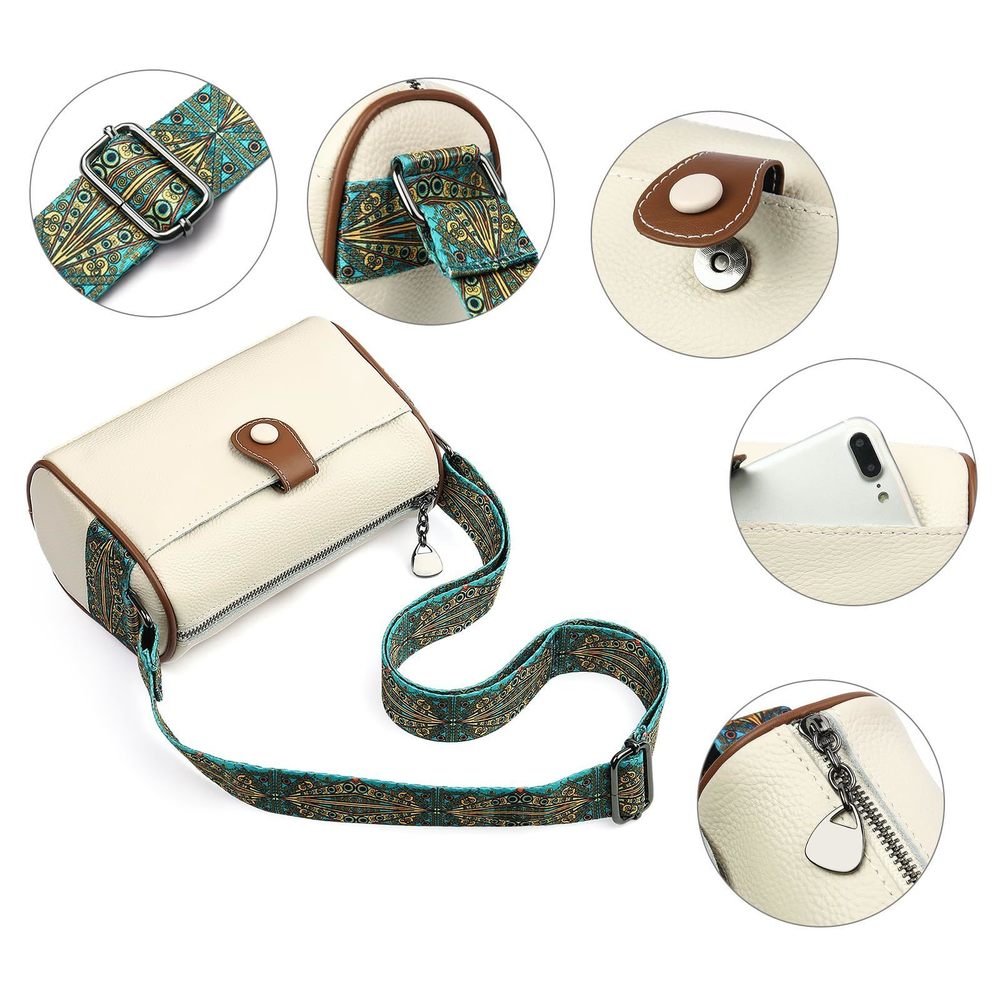 Small Crossbody Purses, Leather Cell Phone Crossbody Bags, Travel V :] - Picture 6 of 7